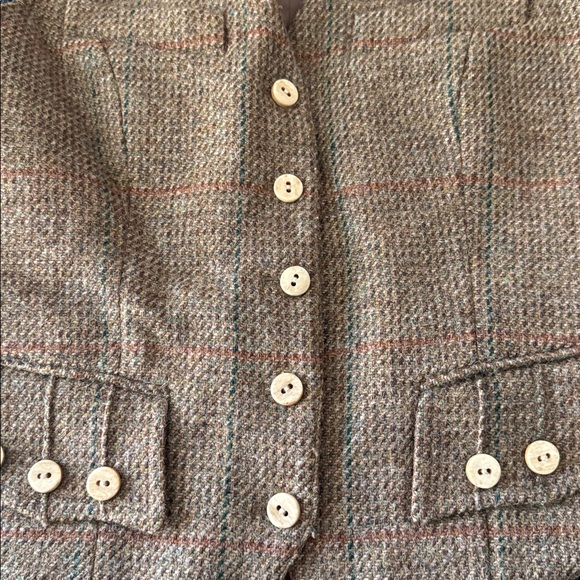 Ralph Lauren Rugby Brown Tweed Vest - Picture 3 of 6